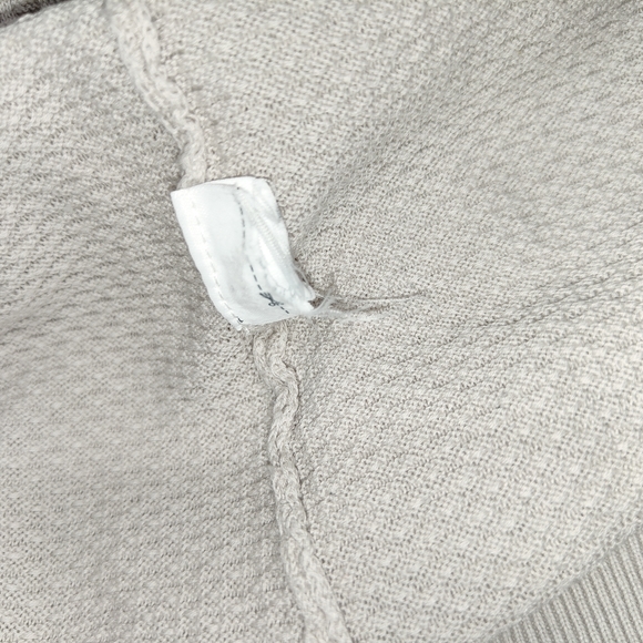 Massimo Dutti Grey Waffle Knit Polo Shirt Size XL Extra Fine Cotton - Picture 9 of 10